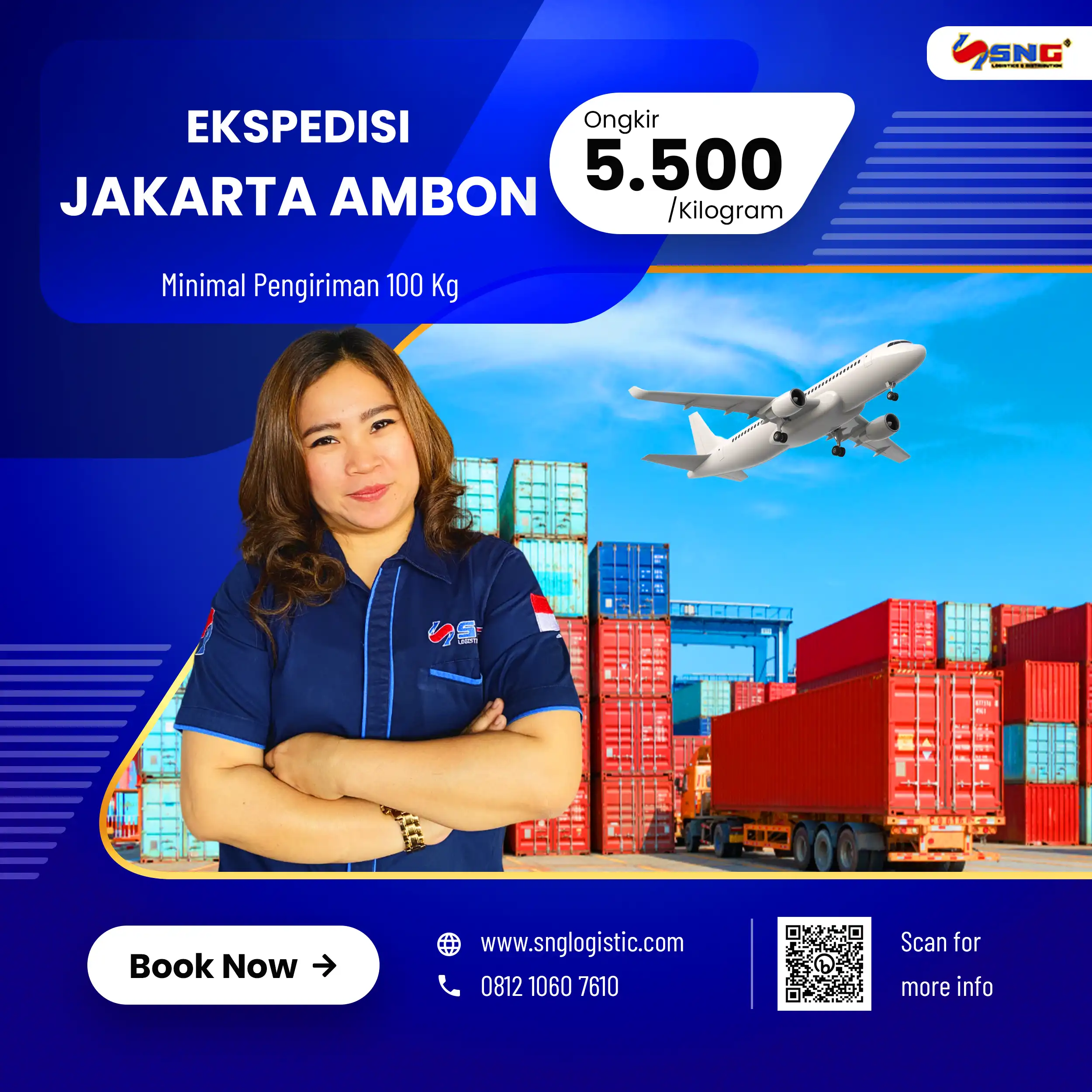 Ekspedisi Jakarta Ambon via Laut & Udara Termurah